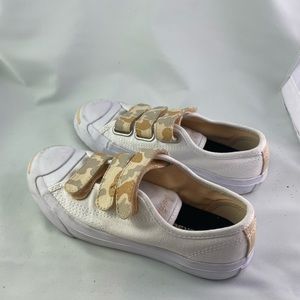 Jack Purcell Kids Shoes US 13 white and Brown camo